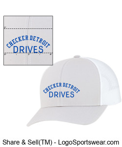 Checker Drives hat Design Zoom
