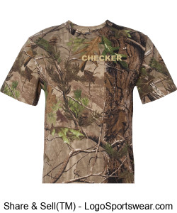 Checker Camoflauge Style T-Shirt Design Zoom