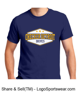 Checker Drives T-Shirt Design Zoom